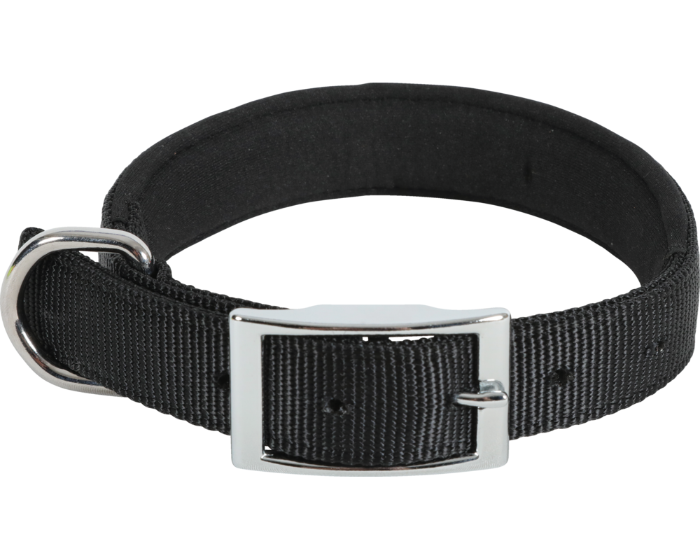 Obroża nylon KOMFORT 40 cm/20 mm kol. czarny ZOLUX