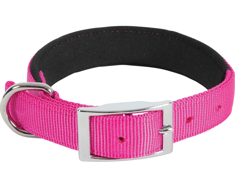 Obroża nylon KOMFORT 55 cm/25 mm kol. fuksja ZOLUX