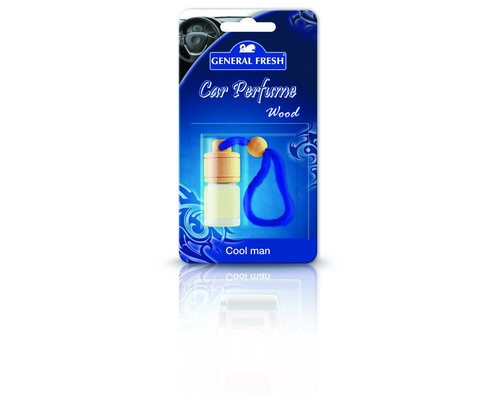 Odświeżacz samochodowy Wood blister 5 ml cool man General Fresh