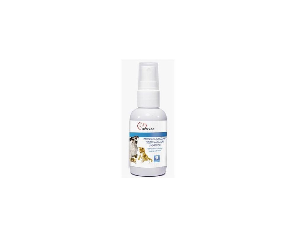 Preparat łagodzący skutki zakażeń skórnych 50 ml OVER ZOO