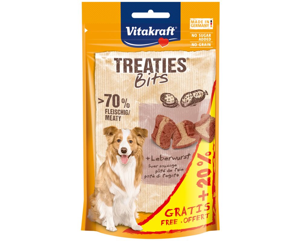 Przysmak dla psa Treaties Bits wątróbka +20% 144 g Vitakraft