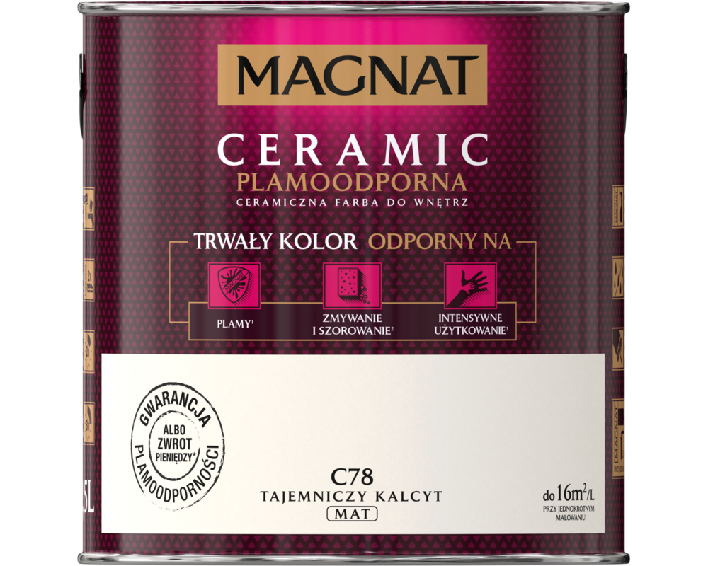 Farba ceramiczna tajemniczy kalcyt C78 2,5 l Magnat