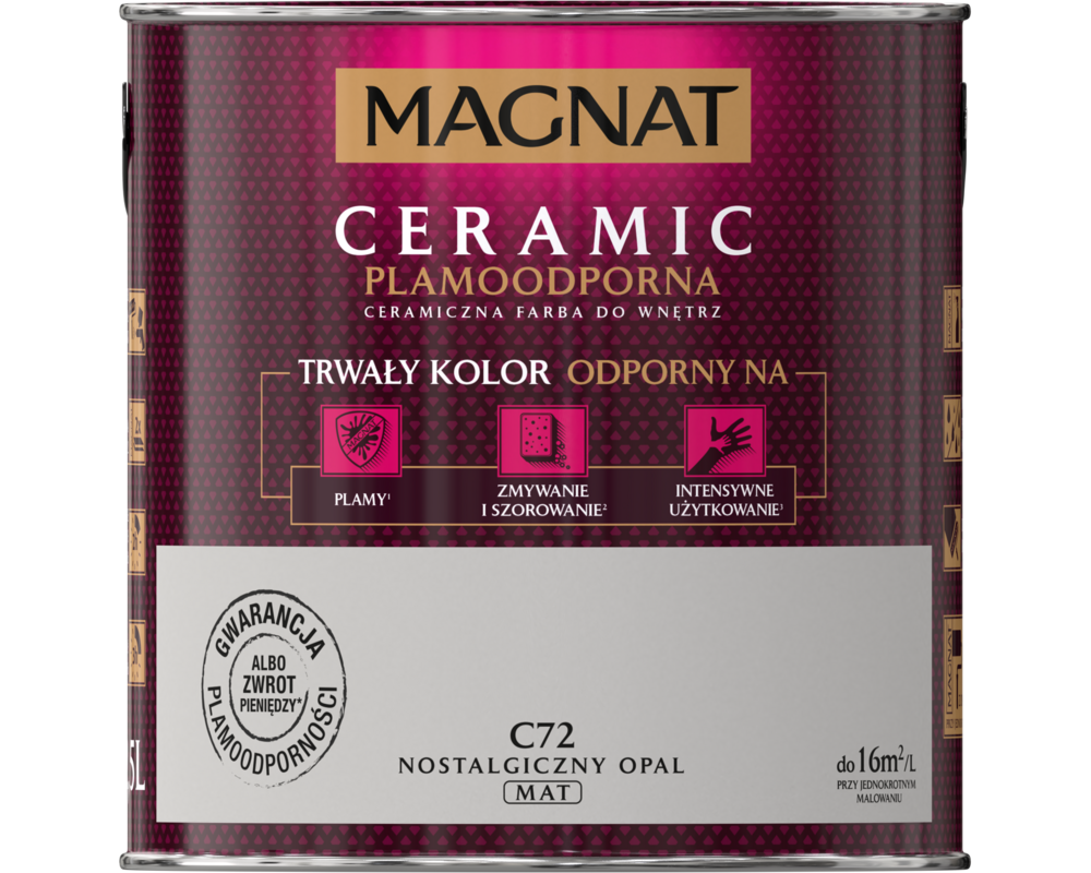 Farba ceramiczna nostalgiczny opal C72 2,5 l Magnat