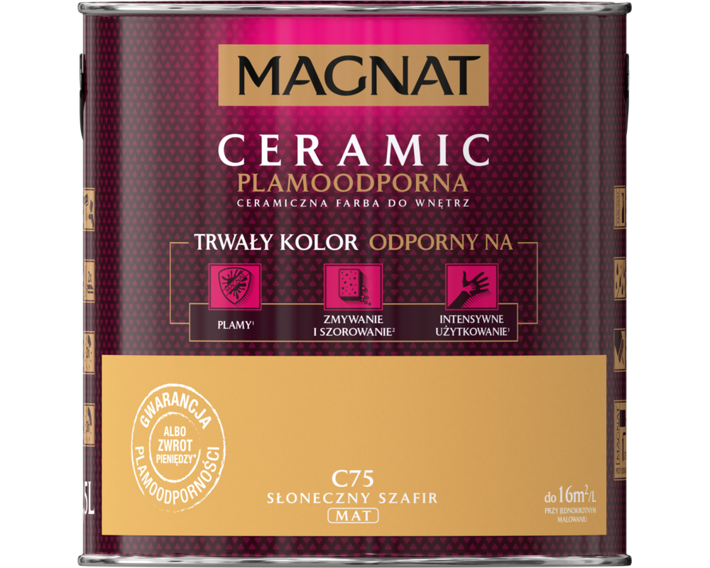 Farba ceramiczna słoneczny szafir C75 2,5 l Magnat