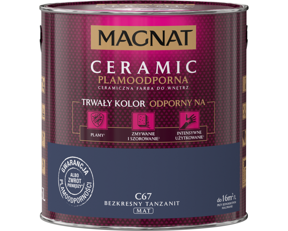 Farba ceramiczna bezkresny tanzanit C67 2,5 l Magnat