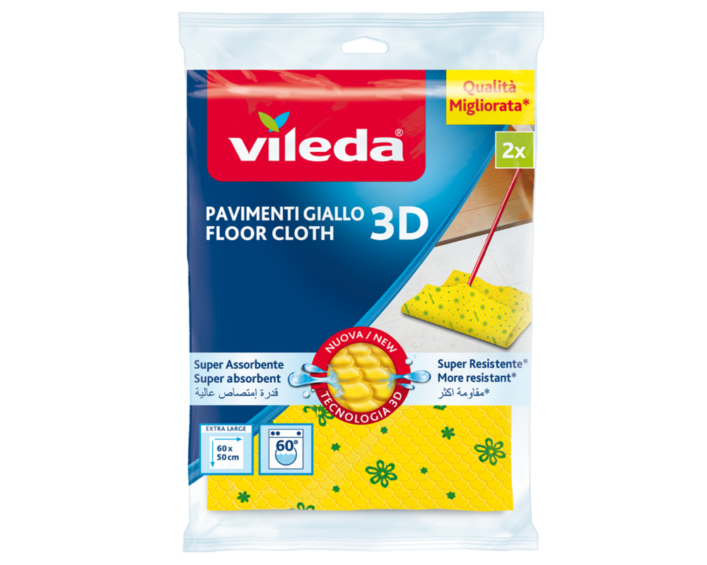 Ścierka do podłogi z mikrofibry 3d Vileda