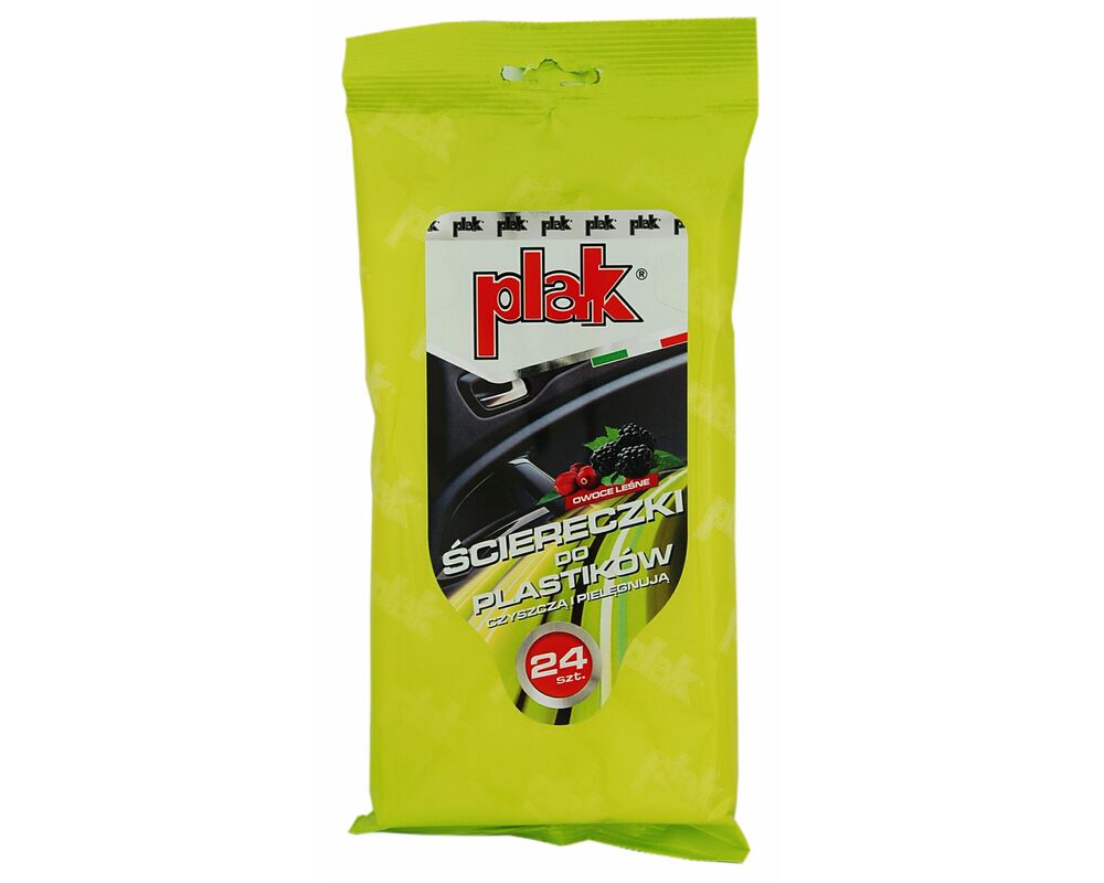 Chusteczki do plastiku owoce leśne Plak