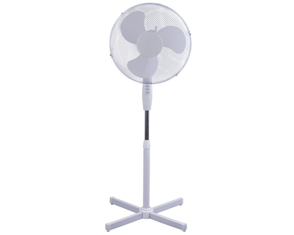 Wentylator podłogowy 40 cm 35 W biały