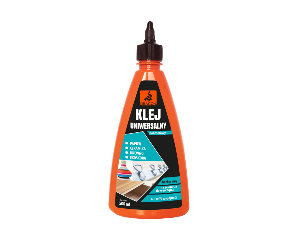 Klej uniwersalny polimerowy 500 ml tworzywo DRAGON