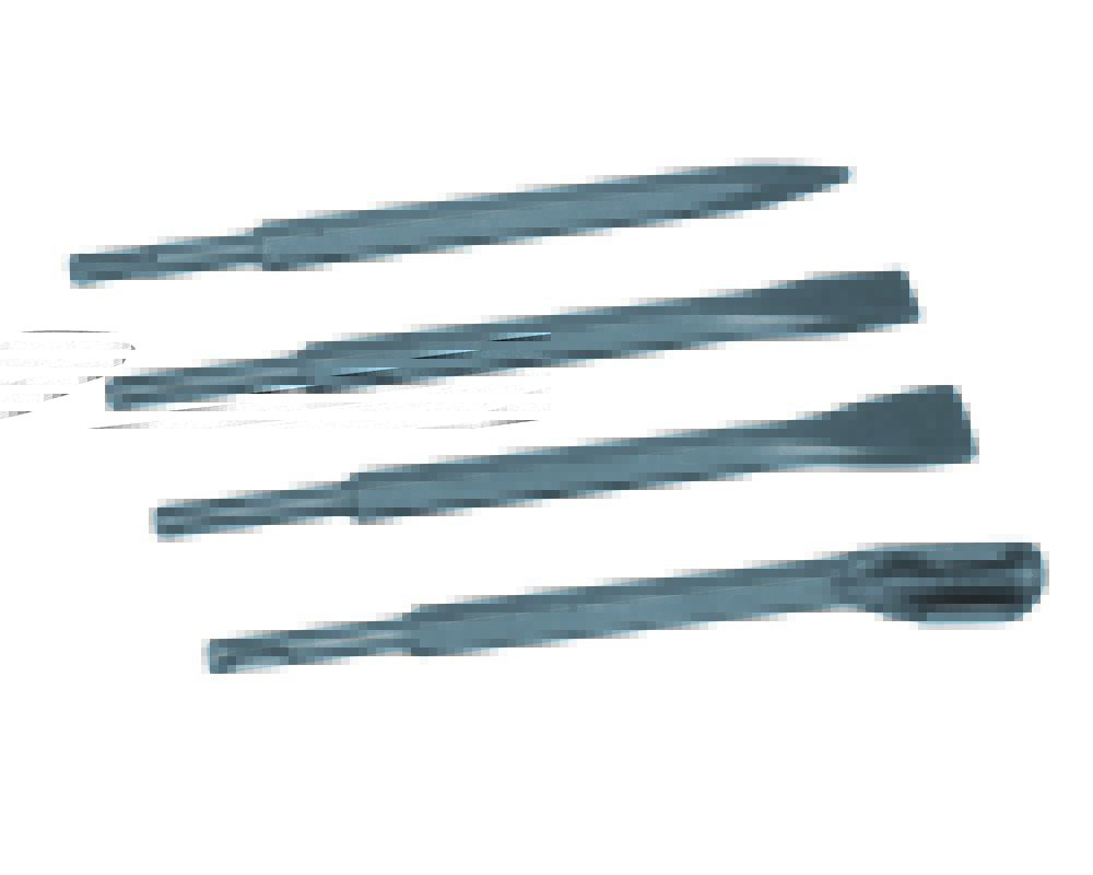 Zestaw dłut SDS PLUS 250 mm do betonu szpicak płaskie 20 mm płaskie 40 mm bruzdownica 22 mm DEDRA