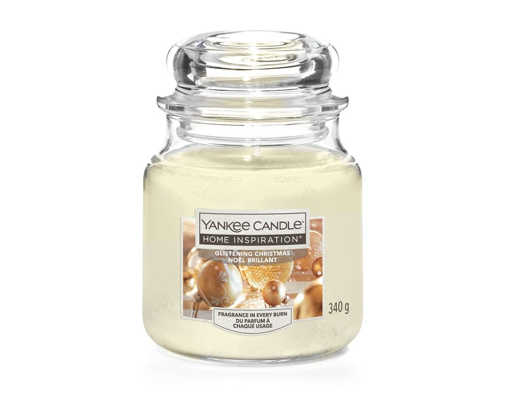 Świeca Home Inspiration słoik średni Glistening Christmas Yankee Candle