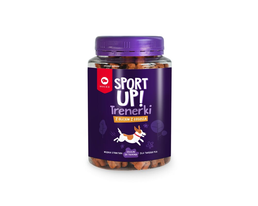 Trenerki Sport Up! dla psa z olejem z łososia 300 g Maced