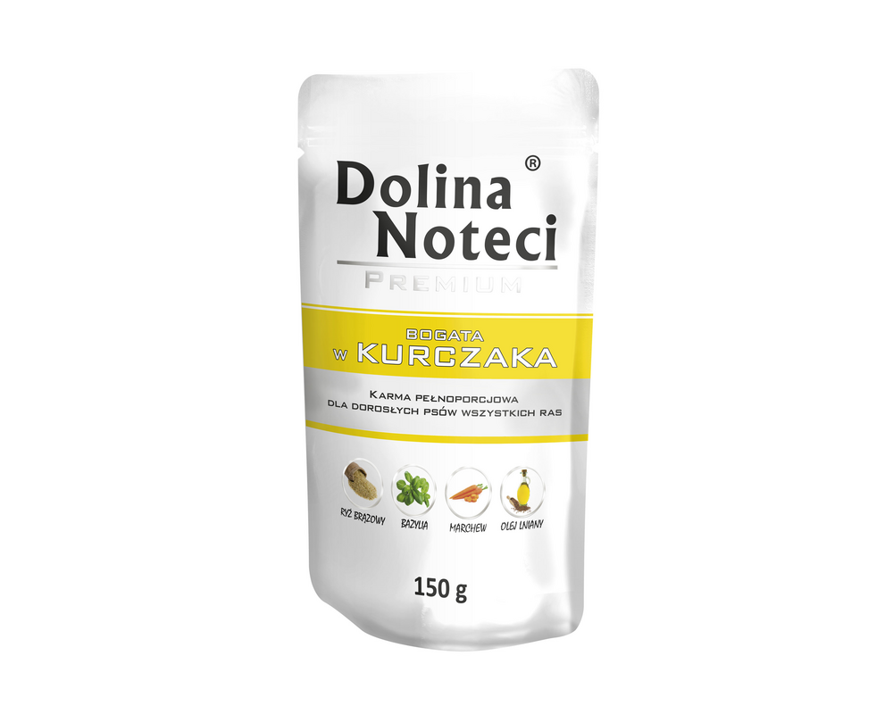 Karma mokra dla psa BOGATA W KURCZAKA 150 g Dolina Noteci