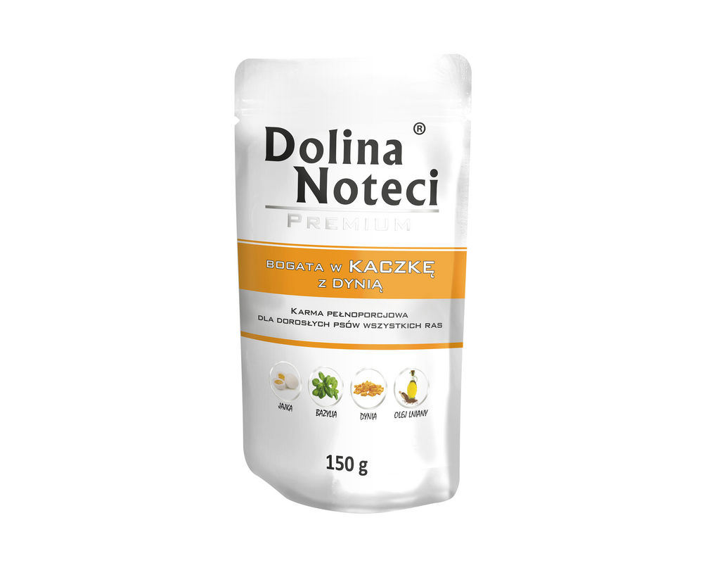 Karma mokra dla psa BOGATA W KACZKĘ 150 g Dolina Noteci