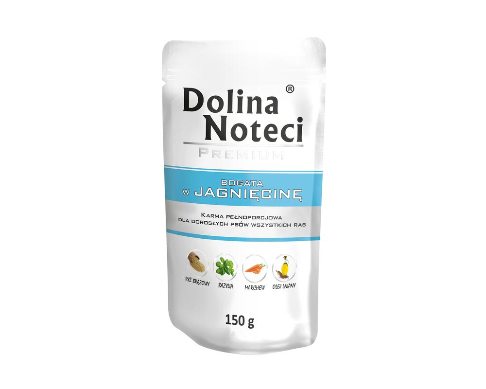 Karma mokra dla psa BOGATA W JAGNIĘCINĘ 150 g Dolina Noteci