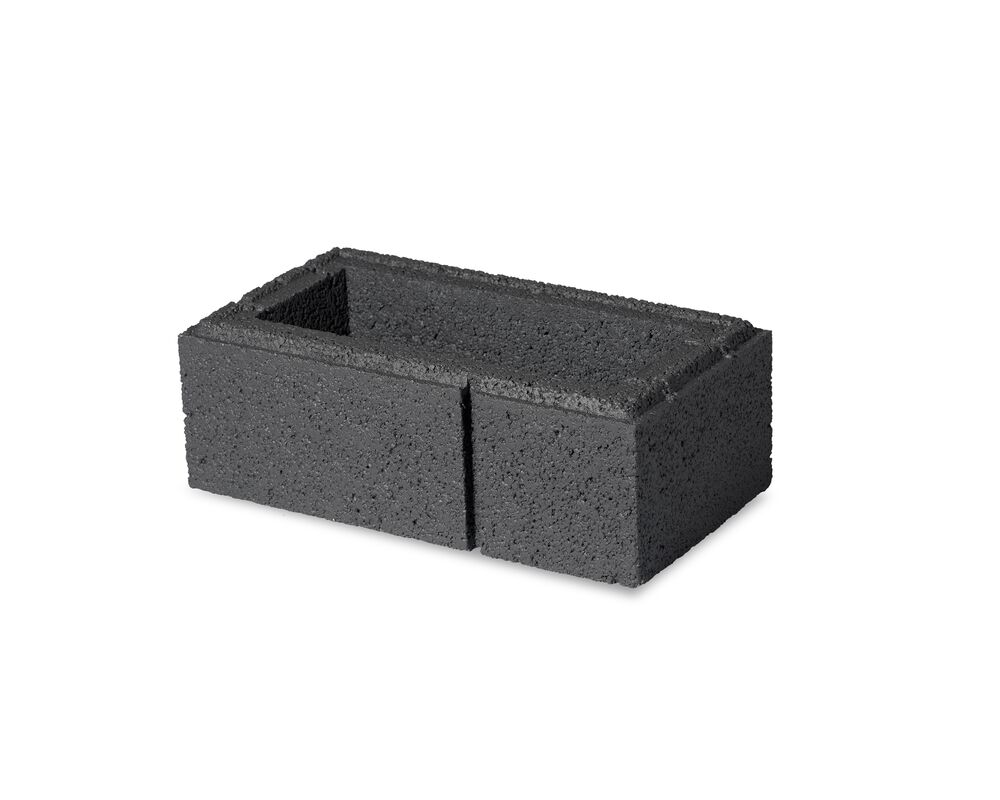 Bloczek słupkowy JONIEC® - ASTRA ABS19 Czarny 36 x 19 x 13 cm