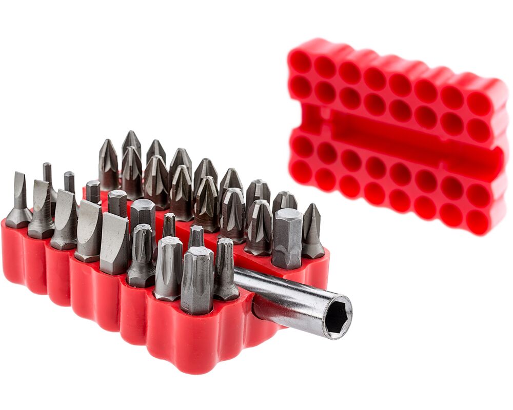 Końcówka z uchwytem magnetycznym 25 mm, zestaw: 33 sztuki Condor