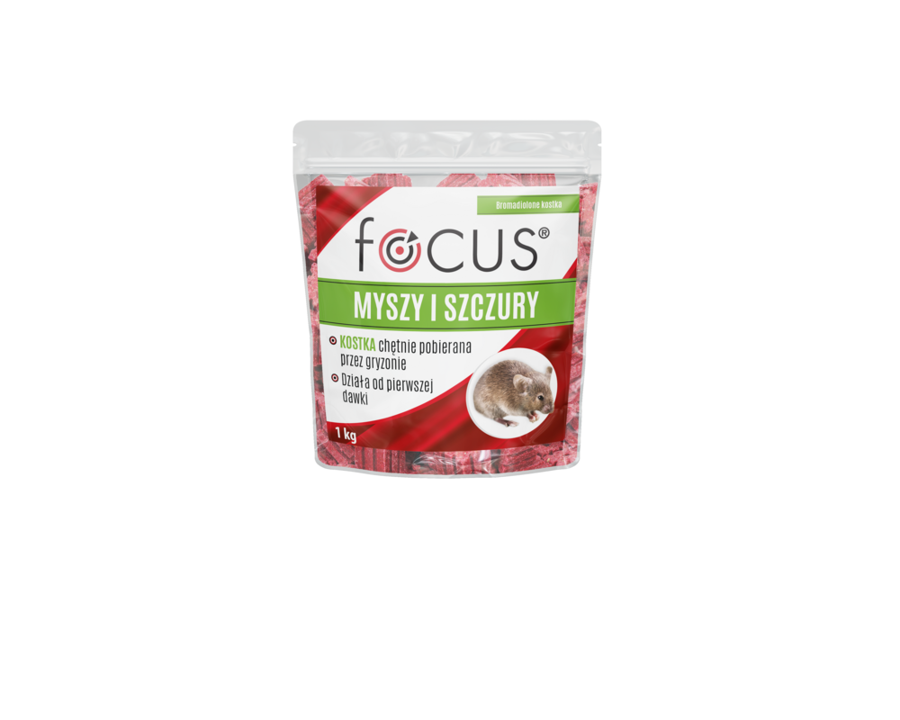 Focus kostka zwalcza myszy i szczury 1 kg