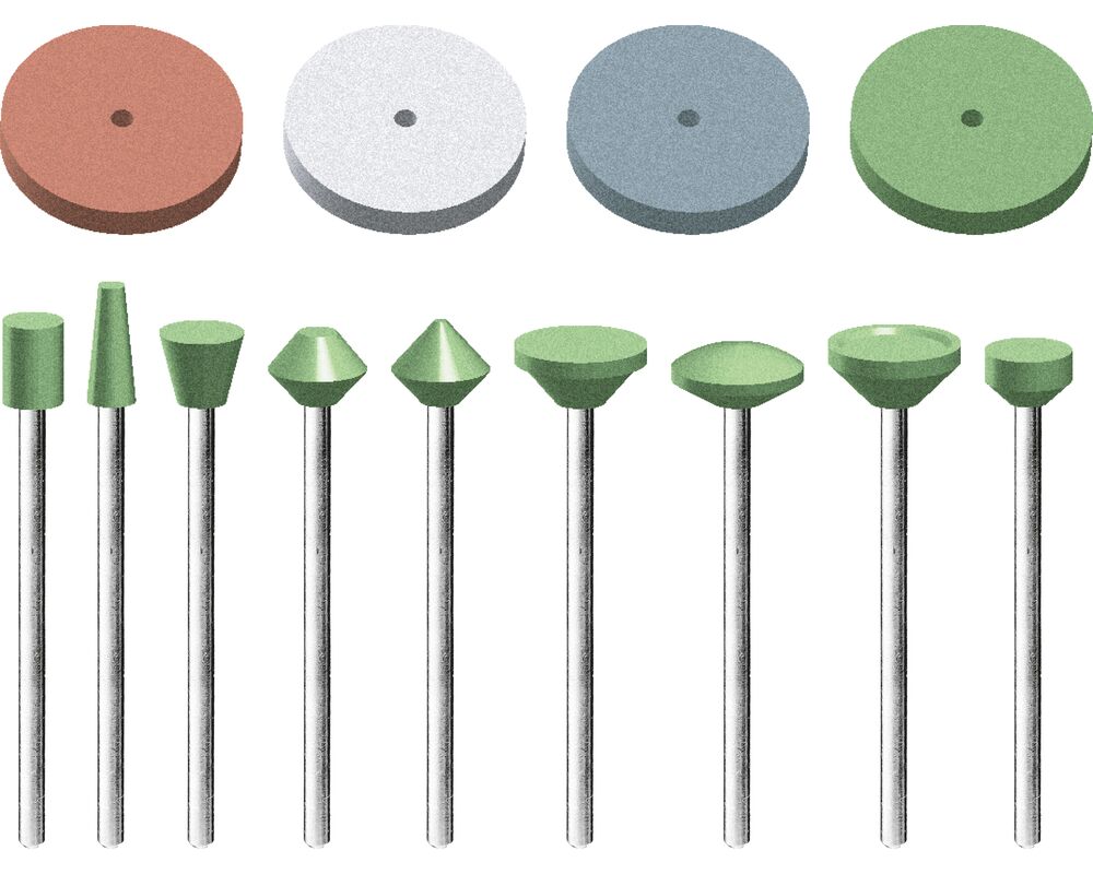 Kamień szlifierski mini 1/8" zestaw 14 sztuk Condor