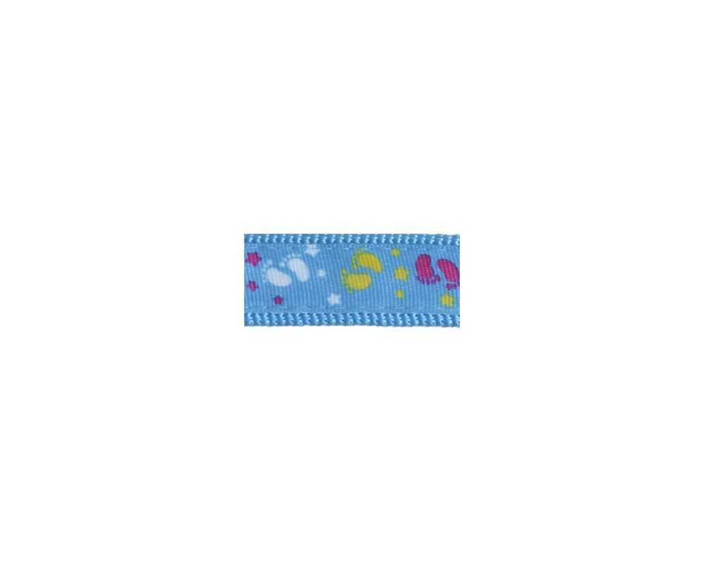 Komplet smycz / obroża NT łapki 2 cm SL43