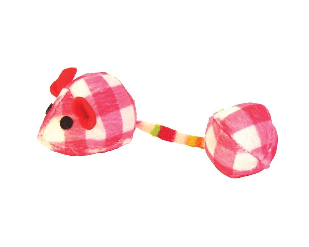 Myszka z piłką na ogonie 16 cm K066
