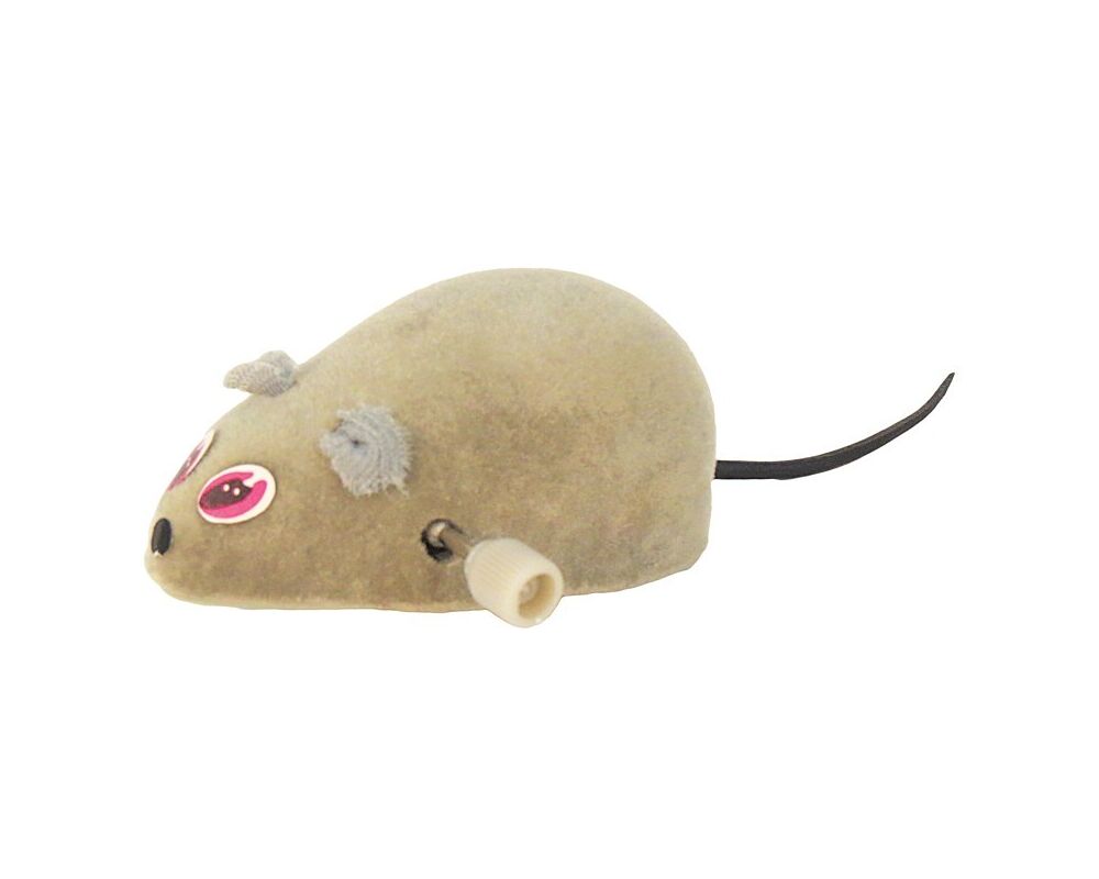 Zabawka mysz nakręcana 11 cm K040