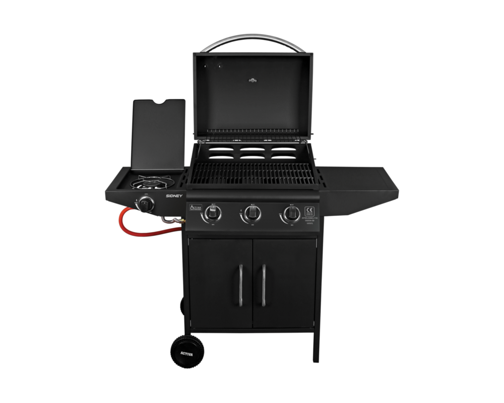 Grill gazowy 3-palnikowy Sidney + boczny