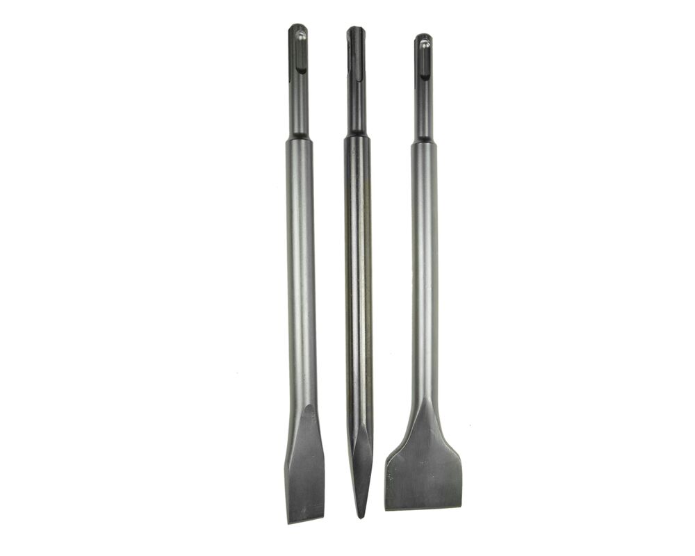 Dłut płaskie 20/40 x 250 mm szpicak 14 x 250 mm zestaw 3 sztuki Jufisto