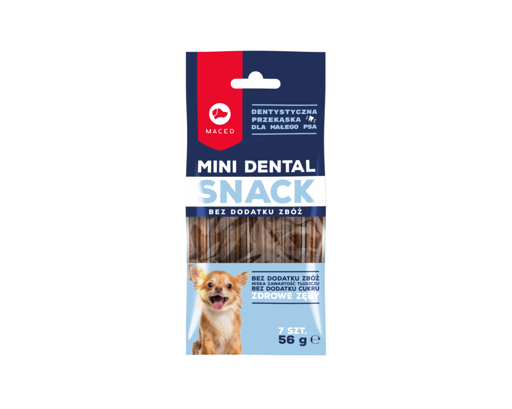 Przysmak dla psa mini dental snack bez dodatku zbóż 56 g
