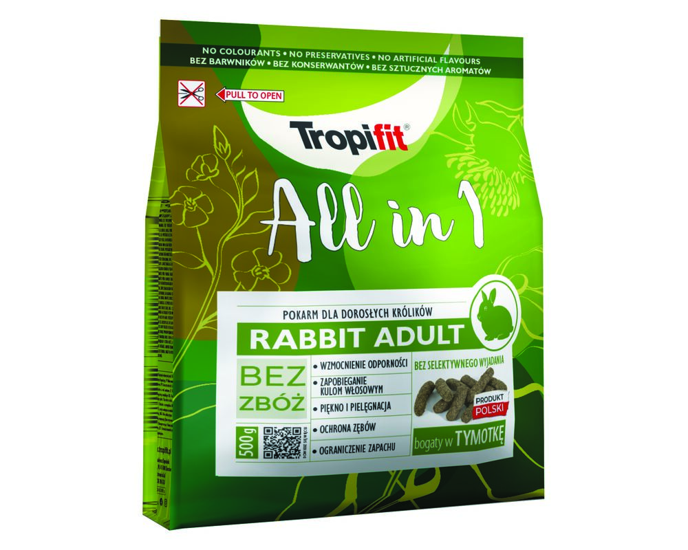 Pokarm dla dorosłych królików TROPIFIT ALL IN 1 500 g