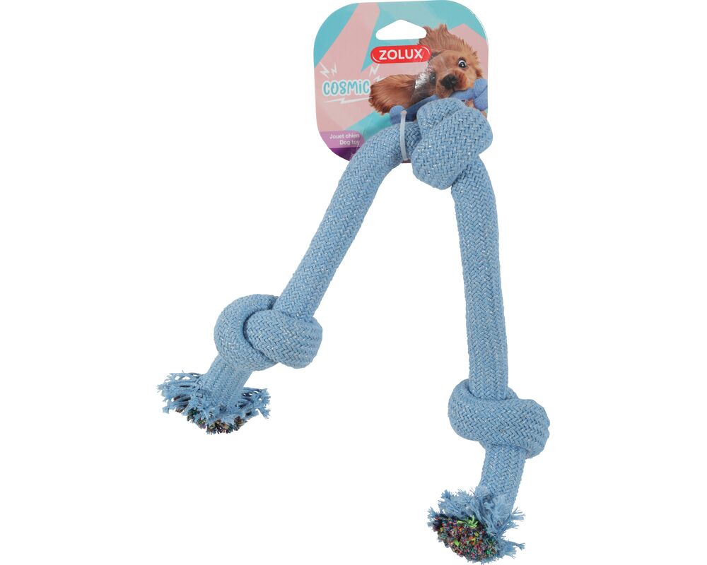 Zabawka sznurowa COSMIC 3 węzły 55 cm