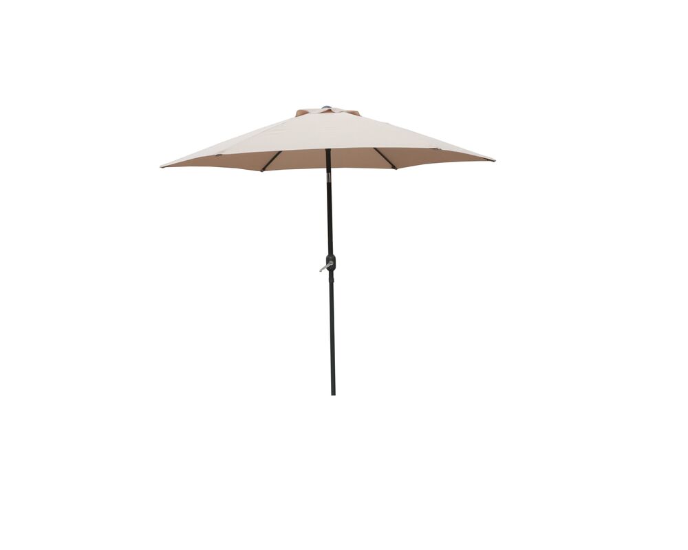 Parasol ogrodowy śr. 270 cm beżowy