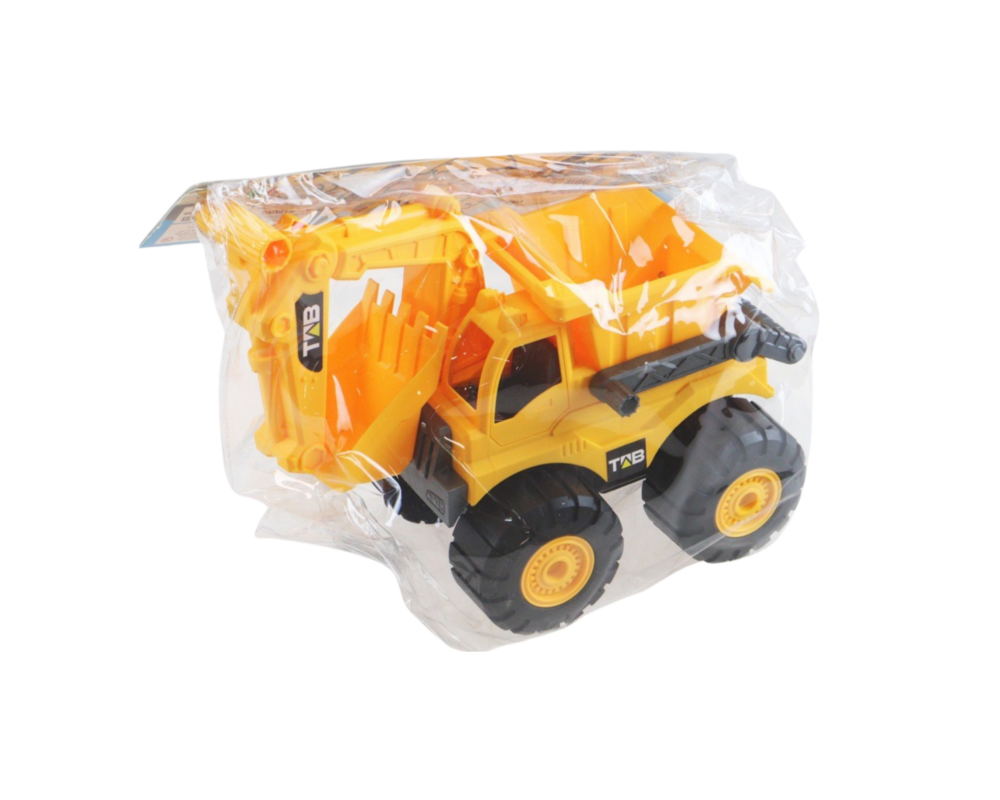 Zabawka koparka żółta 20 cm