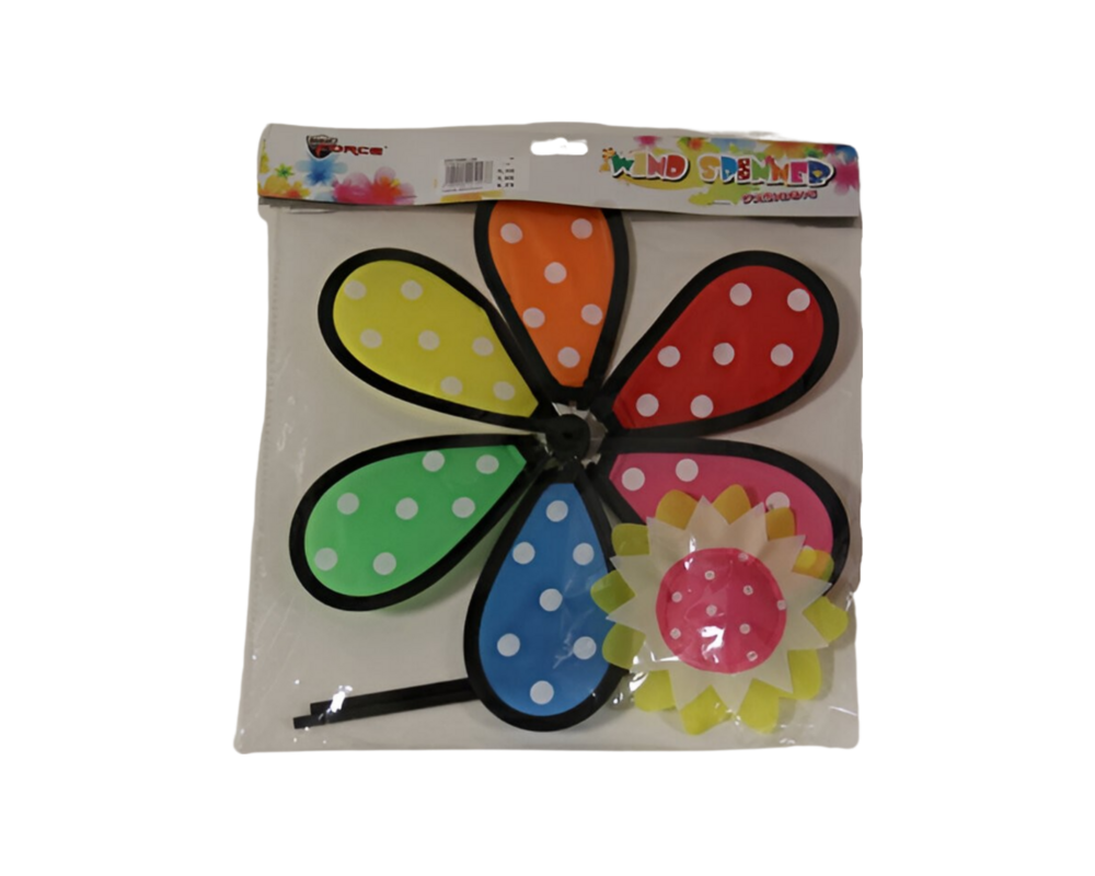 Wiatrak kwiat 29 cm kolorowy