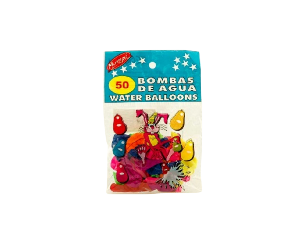 Balony na wodę 50 sztuk kolorowe