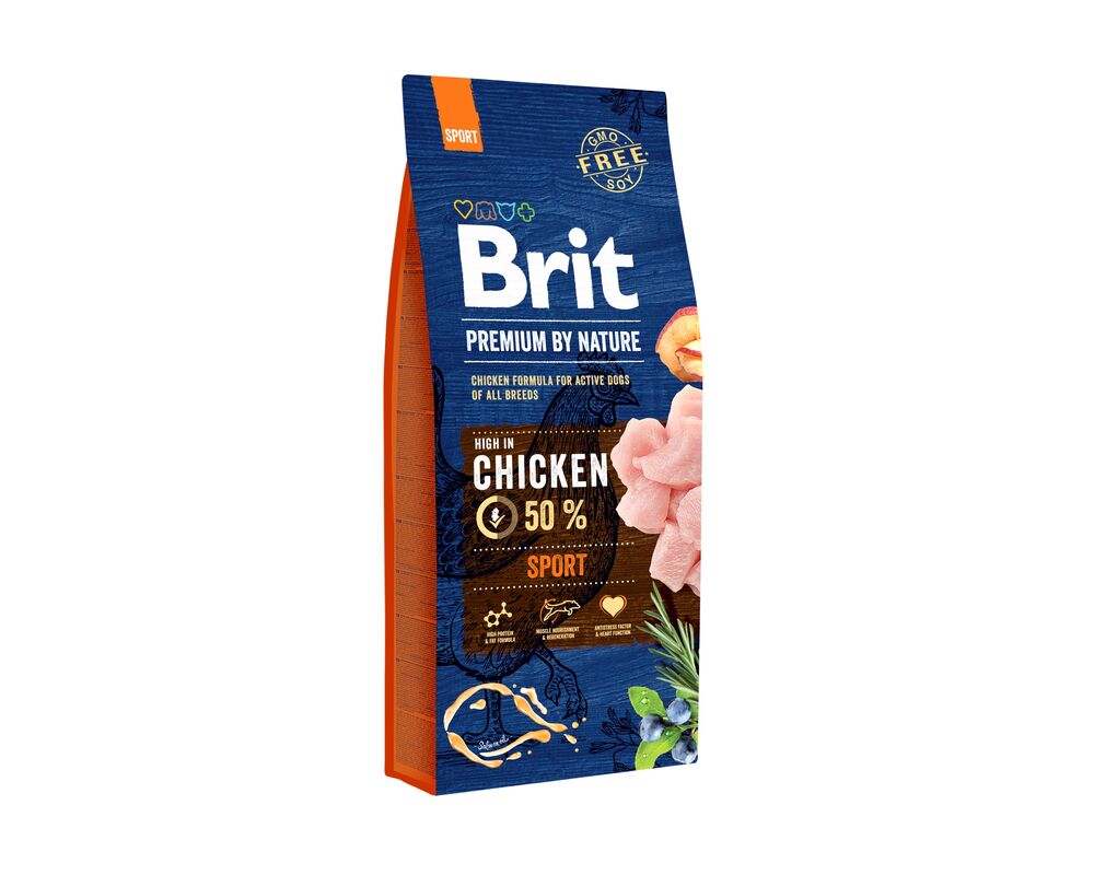 Karma dla psa Adult Sport 15 kg Brit Premium by Nature