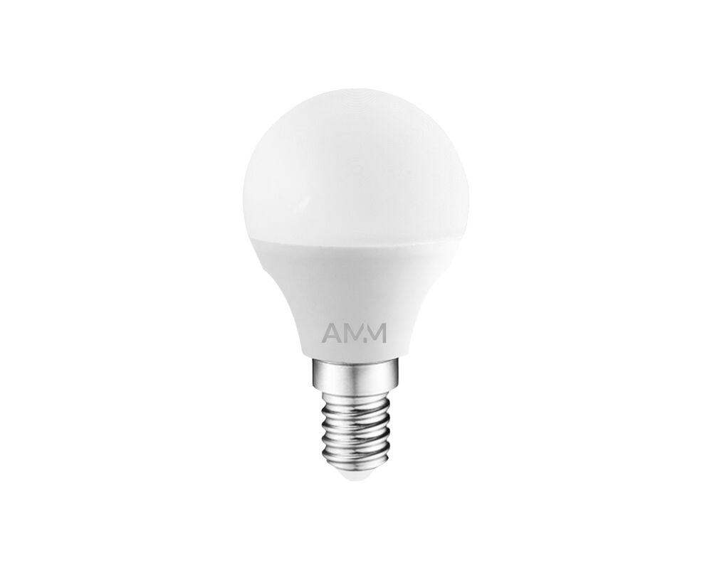 Żarówka LED AMM-E14-G45-4,9W-WW