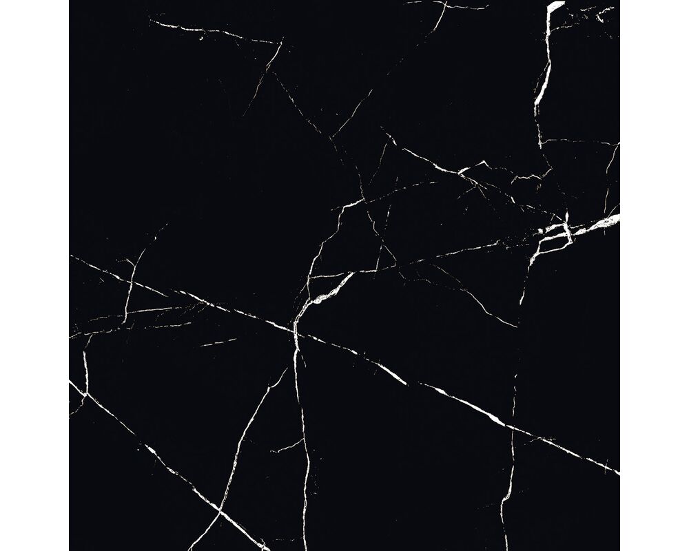 Gres szkliwiony ALASKA BLACK 60 x 60 cm rektyfikowany HIGH GLOSSY