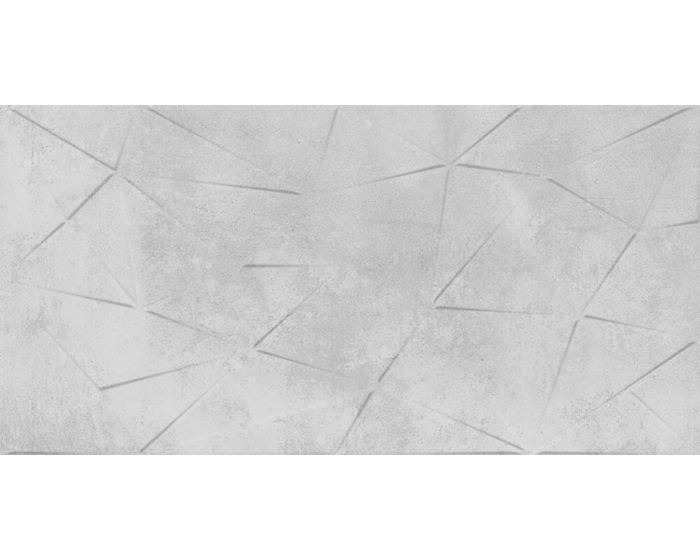 Glazura CHICAGO LIGHT GREY TRAINGLES 30 x 60 cm rektyfikowana GLOSSY