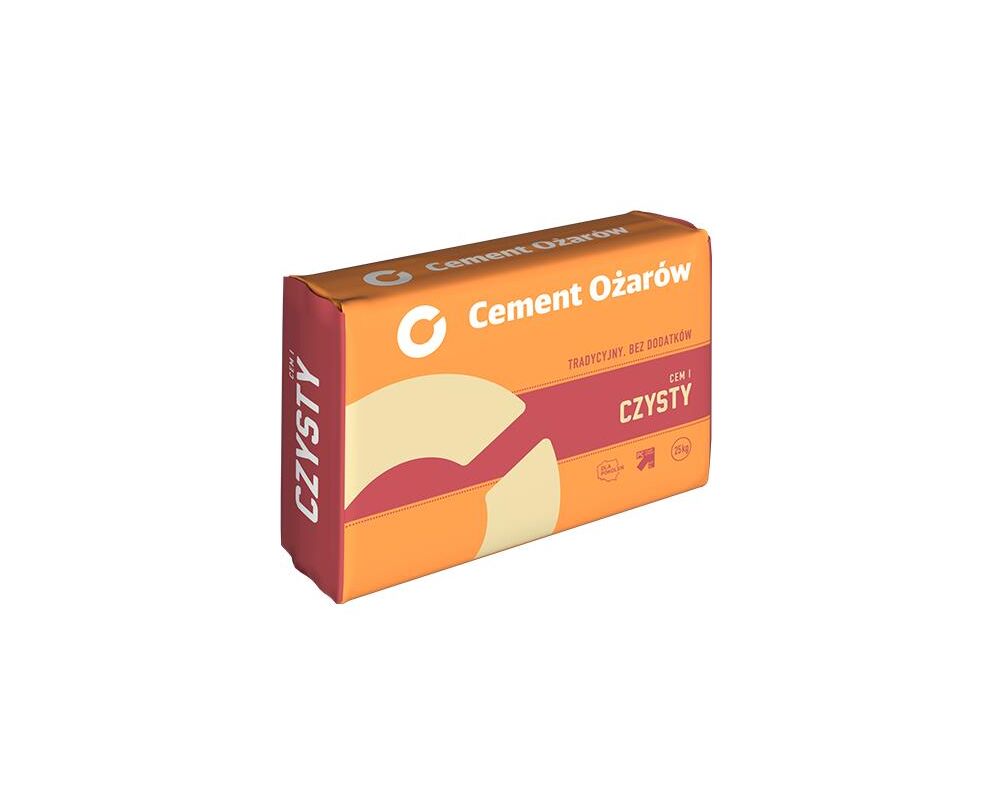 Cement CZYSTY (CEM I 42,5N) 25 kg Cement Ożarów