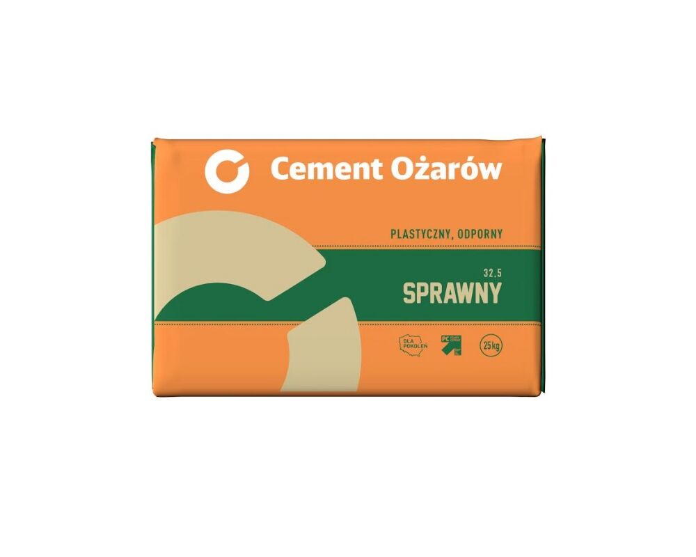 Cement SPRAWNY (CEM II 32,5R) 25 kg Cement Ożarów
