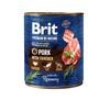 Karma mokra dla psa PREMIUM BY NATURE 800 g PORK&TRACHEA Brit