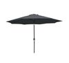 Parasol ogrodowy uchylny ciemnoszary 300 cm