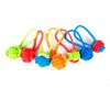 Piłka pleciona ze sznura z rączką Energy 110 g x 6,5 cm x 22 cm Dingo
