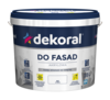 Farba DO FASAD Śnieżnobiały 10 l Dekoral