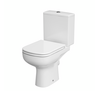 WC Kompakt Colour New bezkołnierzowy clean on 010 3/5 biały