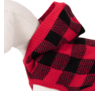 Sweter dla psa czerwono-czarny z kapturem XL-40 cm happet