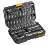 Klucz nasadowy 1/4", zestaw 46 sztuk TOPEX