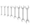 Klucz płaski dwustronny 6 - 22 mm, zestaw 8 sztuk Top Tools