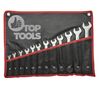 Klucz płasko - oczkowy 6 - 22 mm, zestaw 12 sztuk Top Tools